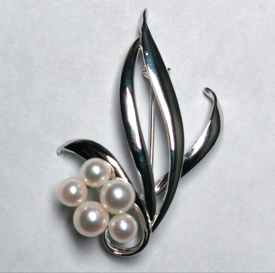 【美品 最高級!!】ミキモト ブローチ パール フォーマル 正規品 皇室御用達