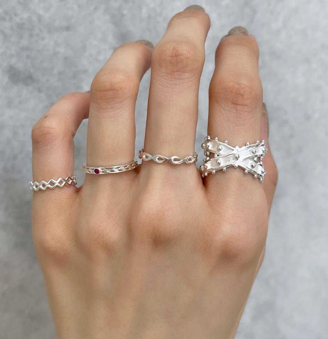 bijumamビジュマム Silverプレーンリング 新品未使用