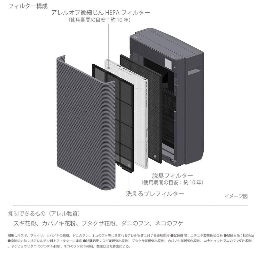 【新品】HITACHI 空気清浄機 EP-VF500R 2021年製