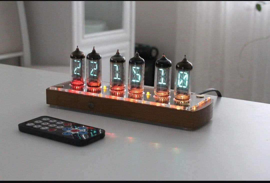 【入手困難】ニキシー管 ネオン管 時計 VFD IV-17 6個 製