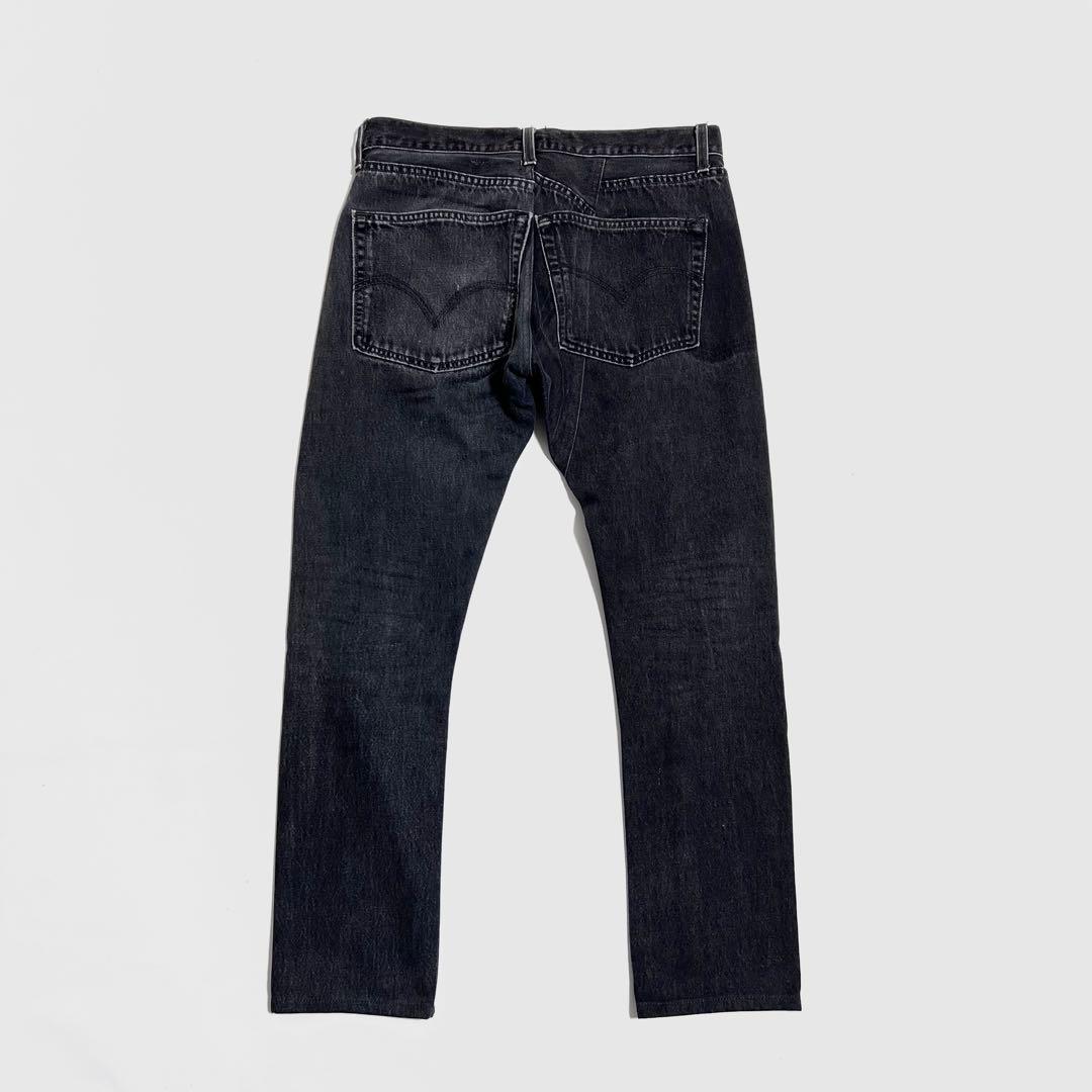 jonnlynx ジョンリンクス 再構築デニムパンツ ブラックデニムユニセックス