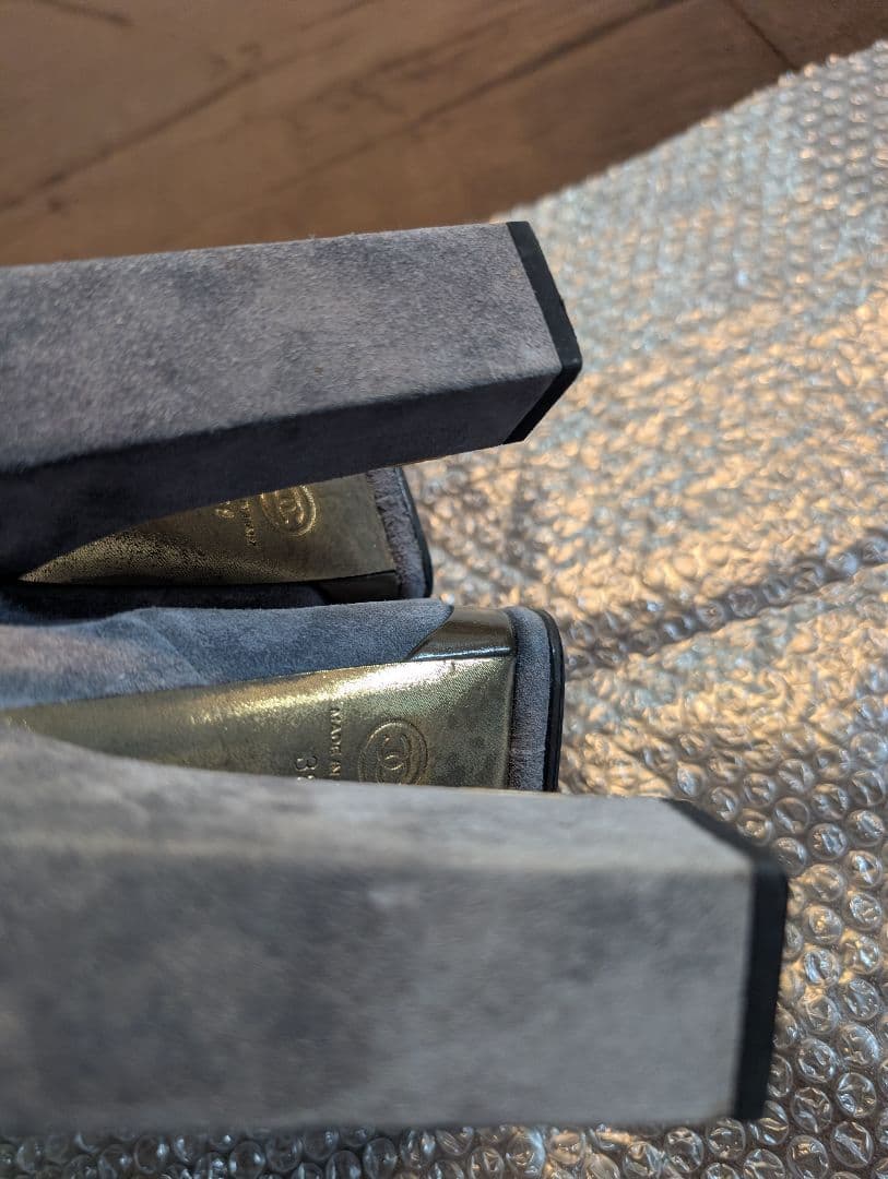 CHANEL　シャネル　スエード　ブーティ　ショートブーツ