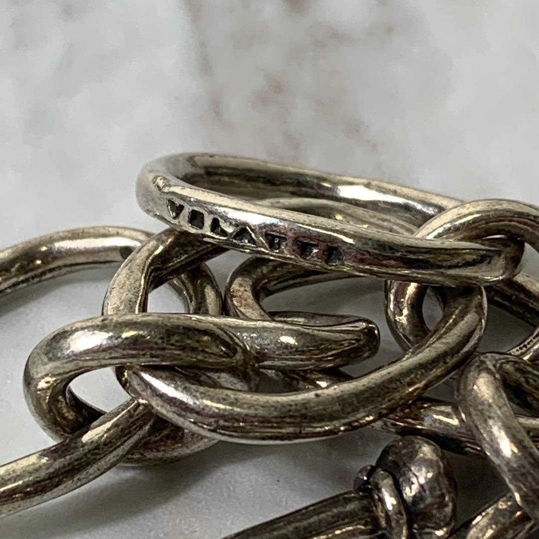 VELATTI リングブレスレット スペイン製 シルバー オニキス Tバー.