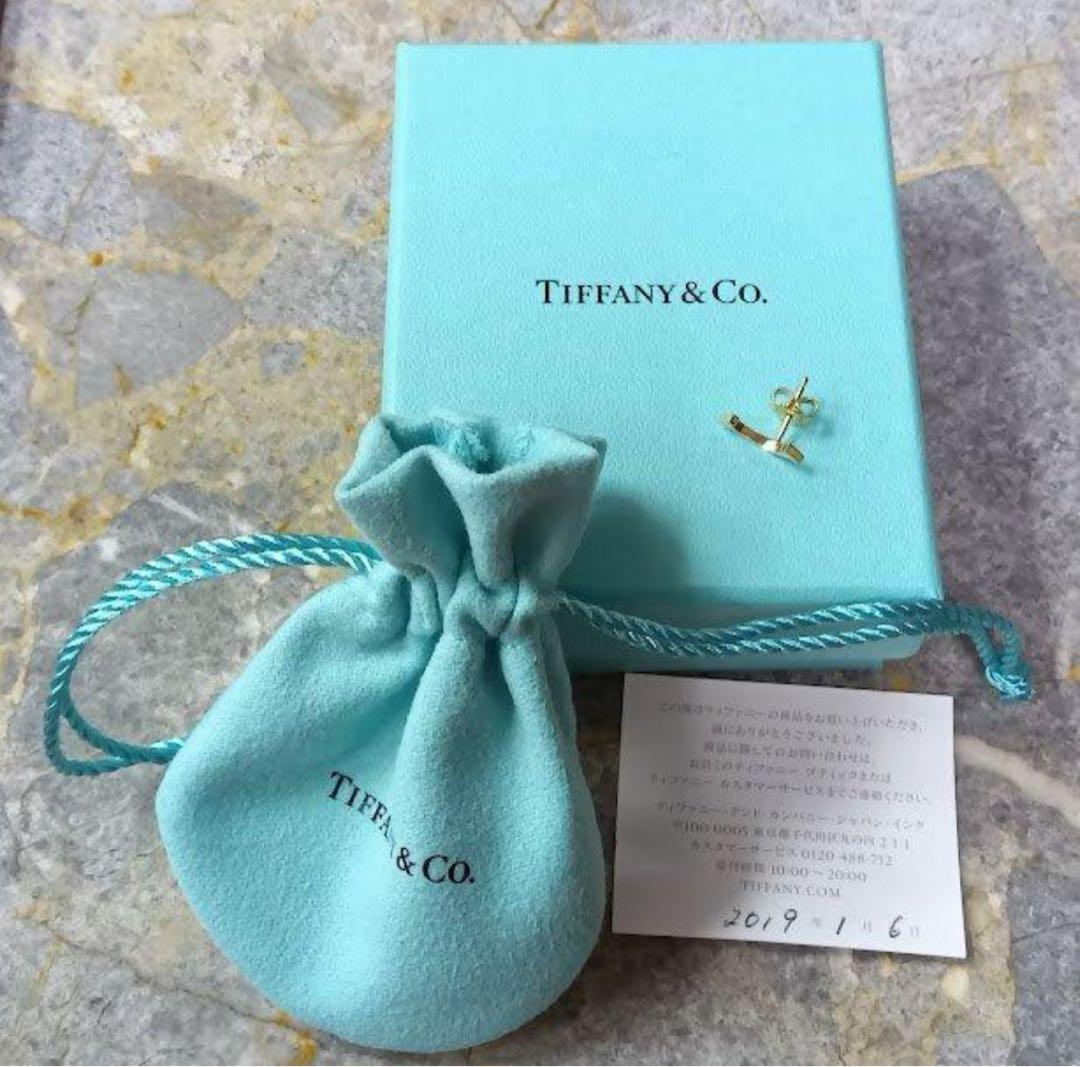 片方のみ★TIFFANY & CO. 銀座本店 T スマイル ピアス　早い者勝ち