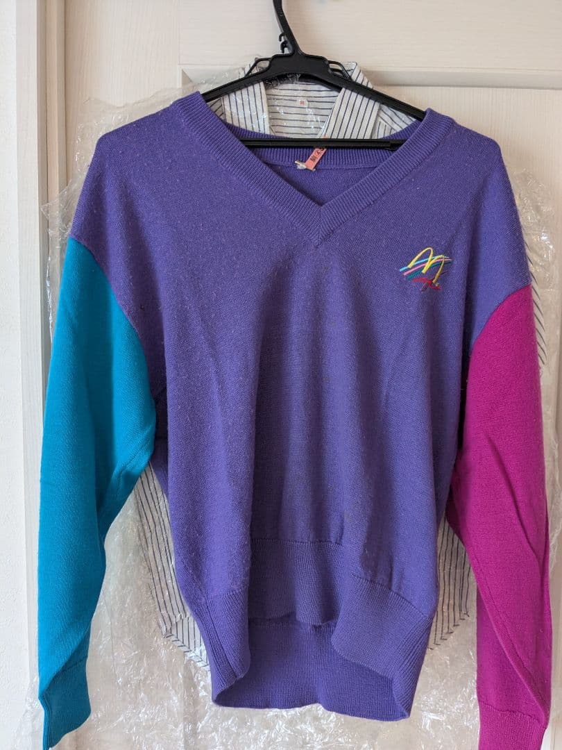 マクドナルド制服2色5点セット2004年〜2007年物 Mサイズ、ネームプレト付