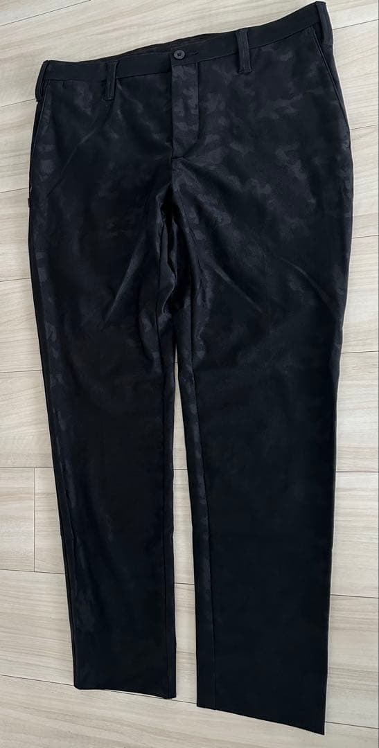 ブリーフィング ゴルフ カモフラ/迷彩柄ベーシックモデルパンツ　ブラック