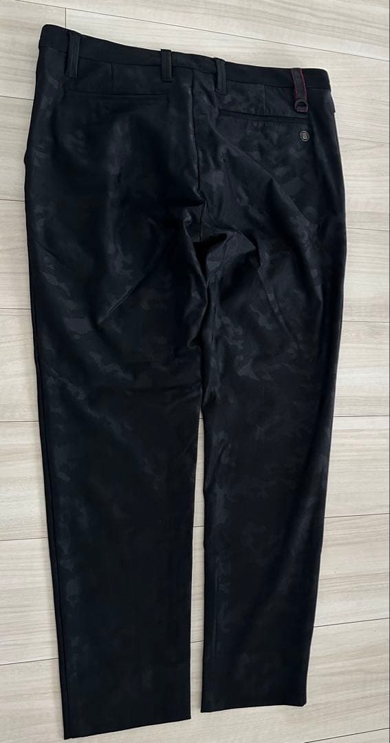 ブリーフィング ゴルフ カモフラ/迷彩柄ベーシックモデルパンツ　ブラック