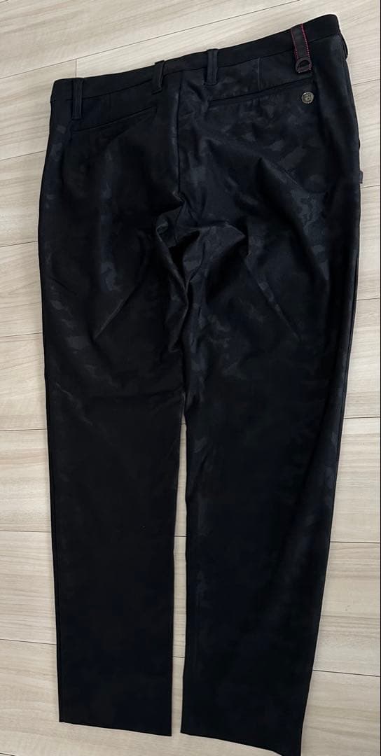 ブリーフィング ゴルフ カモフラ/迷彩柄ベーシックモデルパンツ　ブラック