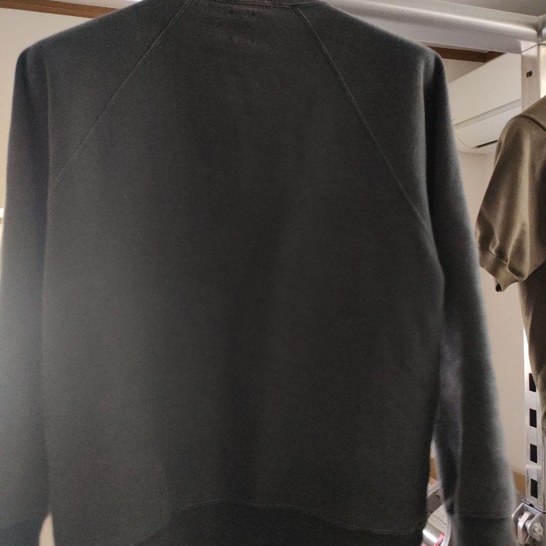 BATONER ダークグレー ジャンベルカ ラグランスリーブ スウェット