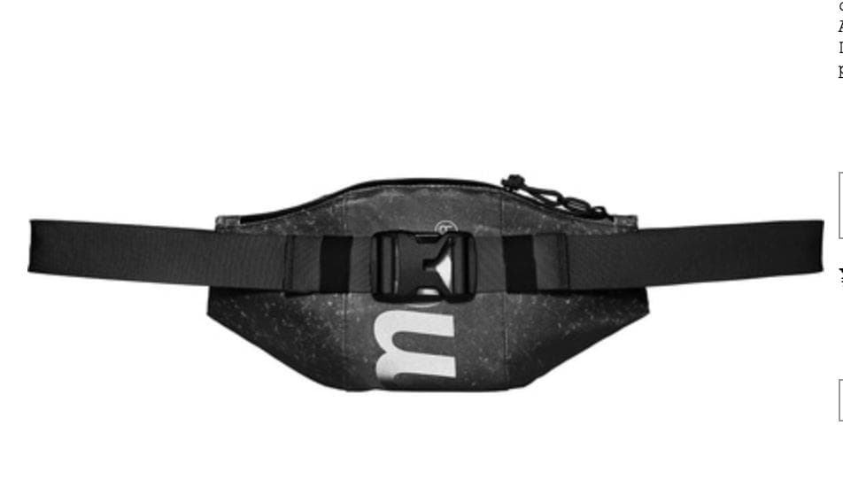 新品 20FW Supreme Waterproof Waist Bag 防水