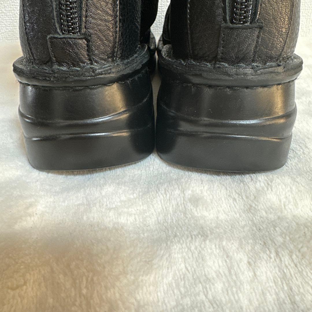初売りセール！タグ付き⭐️センソユニコ　リボン ブーツ　バックジップ　レザー