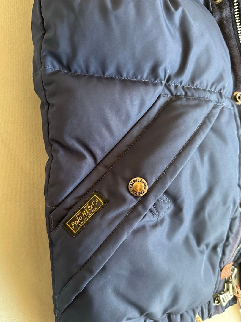 ⭐️Polo Ralph Lauren⭐️フード付きダウンベスト ネイビー