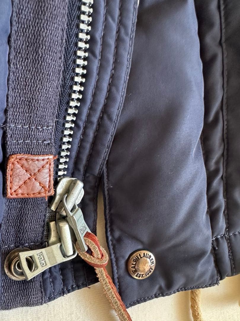 ⭐️Polo Ralph Lauren⭐️フード付きダウンベスト ネイビー