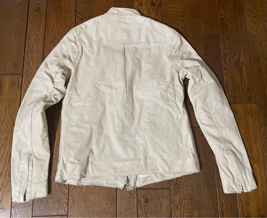 新品未使用　sissiレザー　シングルライダース