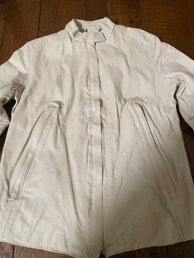 新品未使用　sissiレザー　シングルライダース