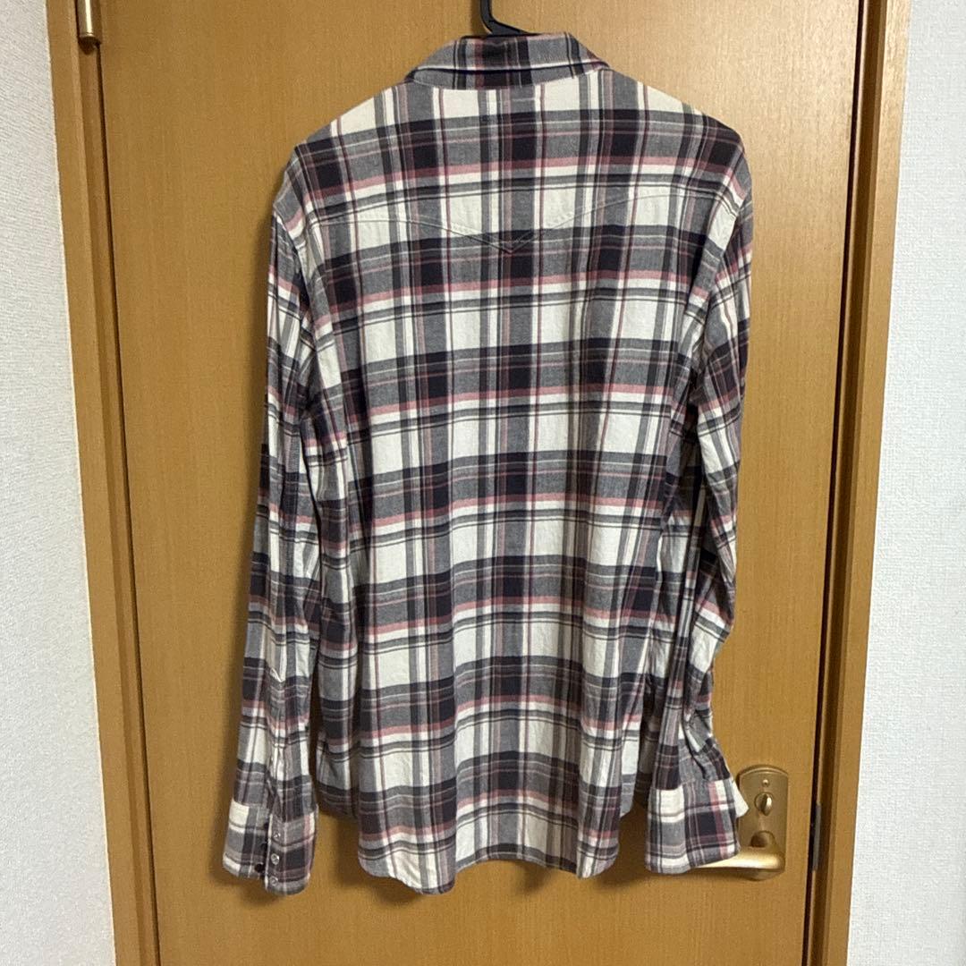 SAINT LAURENT チェック柄ネルシャツ Lサイズ