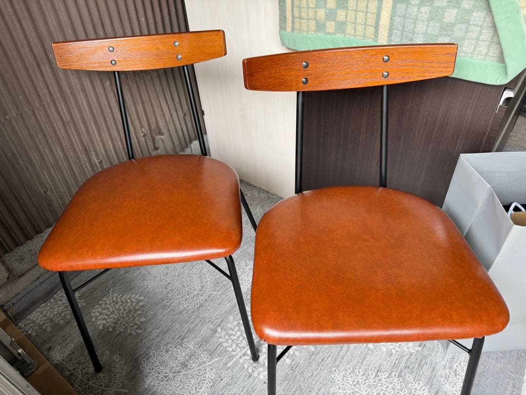 2脚セット niko and ニコアンド リビングテリトリー ダイニングチェア