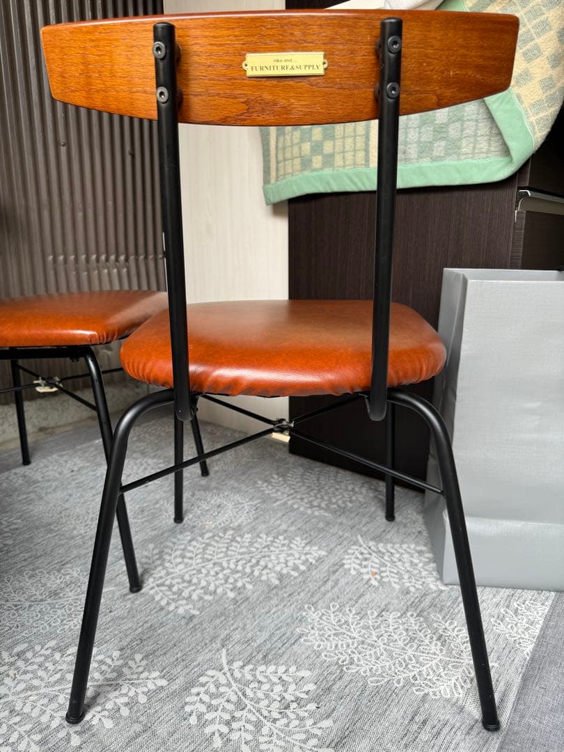 2脚セット niko and ニコアンド リビングテリトリー ダイニングチェア