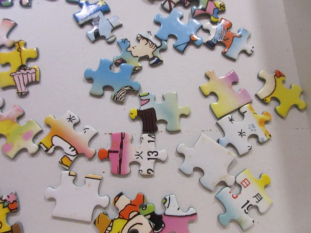 【中古品】スヌーピーカレンダージグソーパズル　1994年版 1000ピース