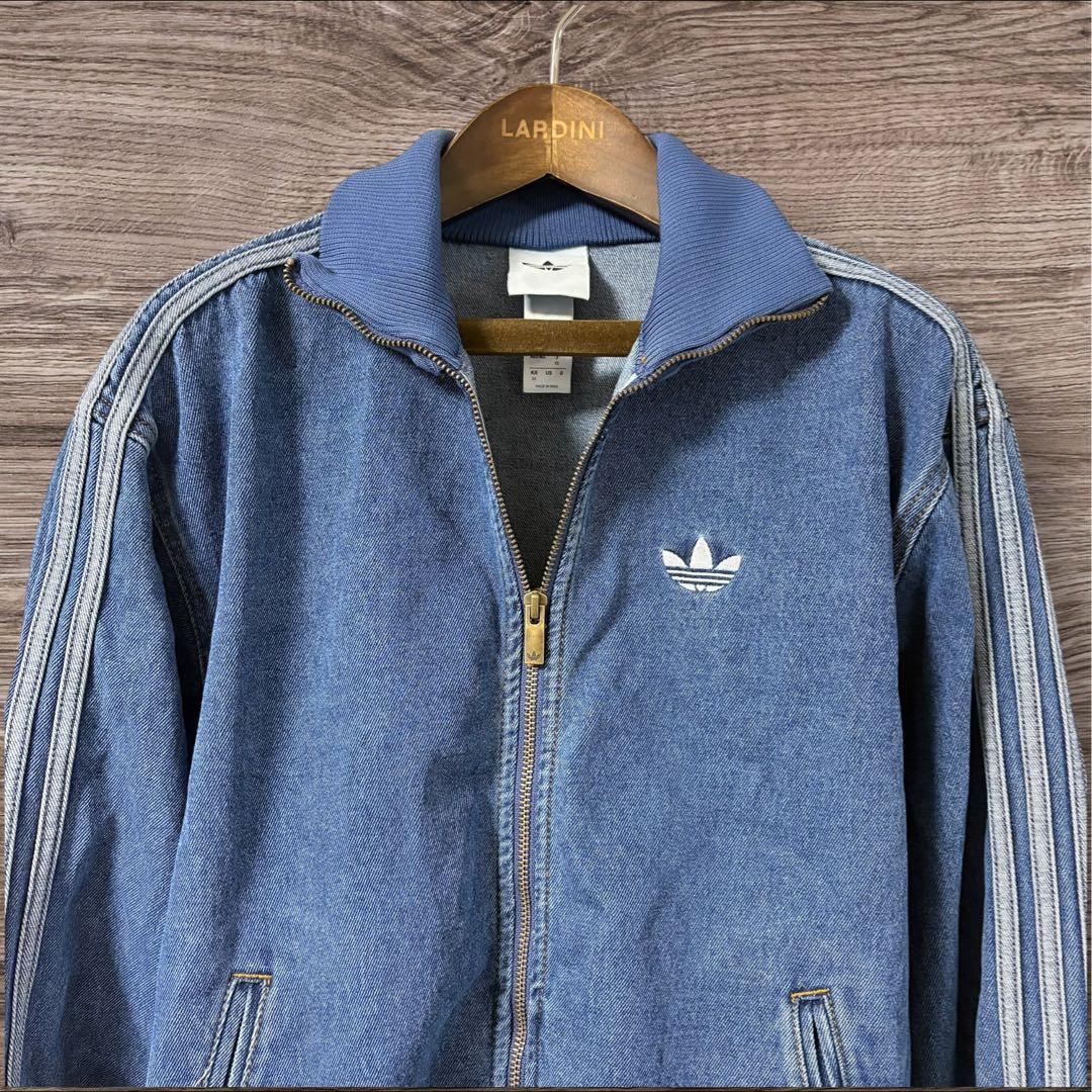 アディダス　adidas デニム　ジャージ　トラックジャケット　ジーンズ