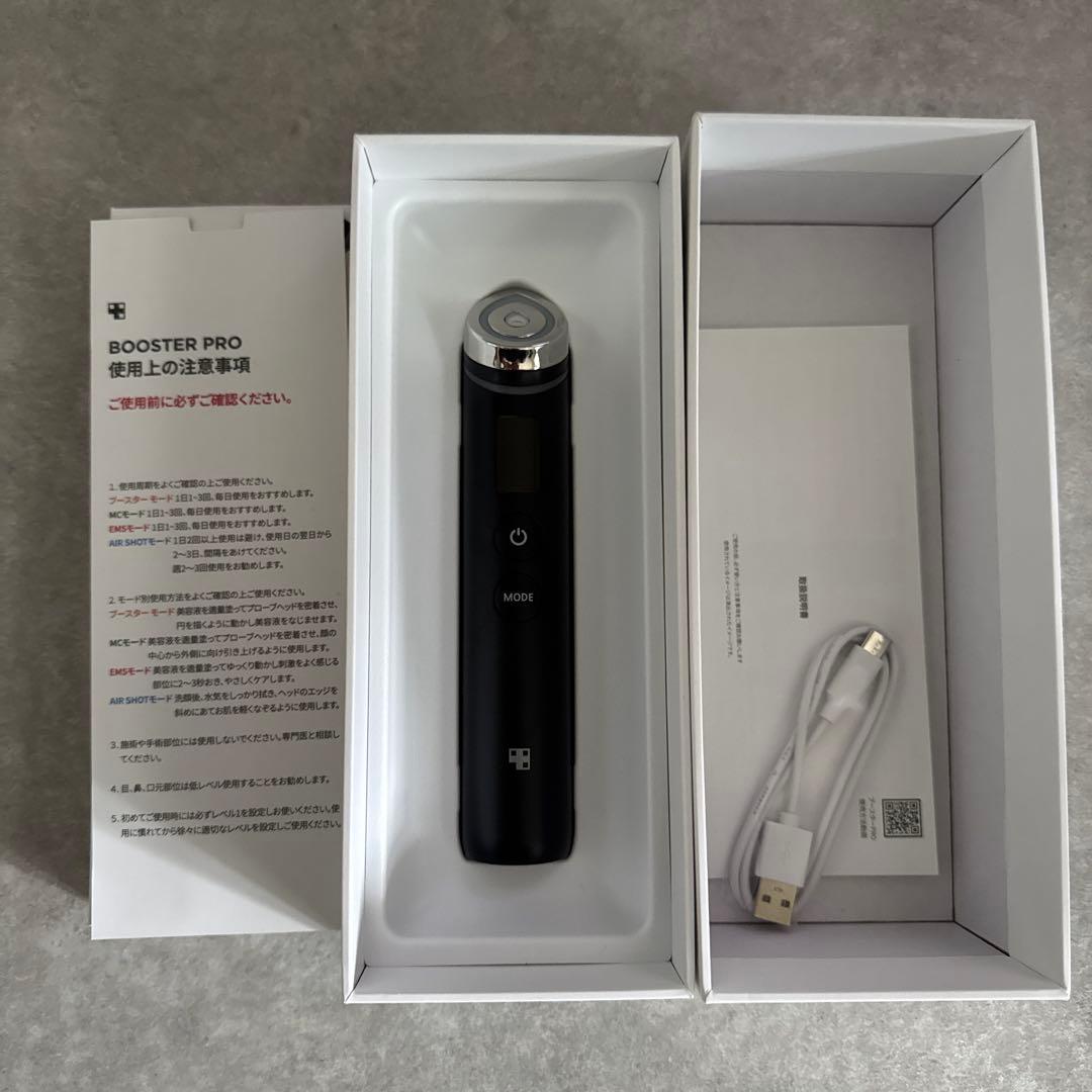 メディキューブ AGE-R ブースタープロ 美顔器 ブラック ME-BPRO