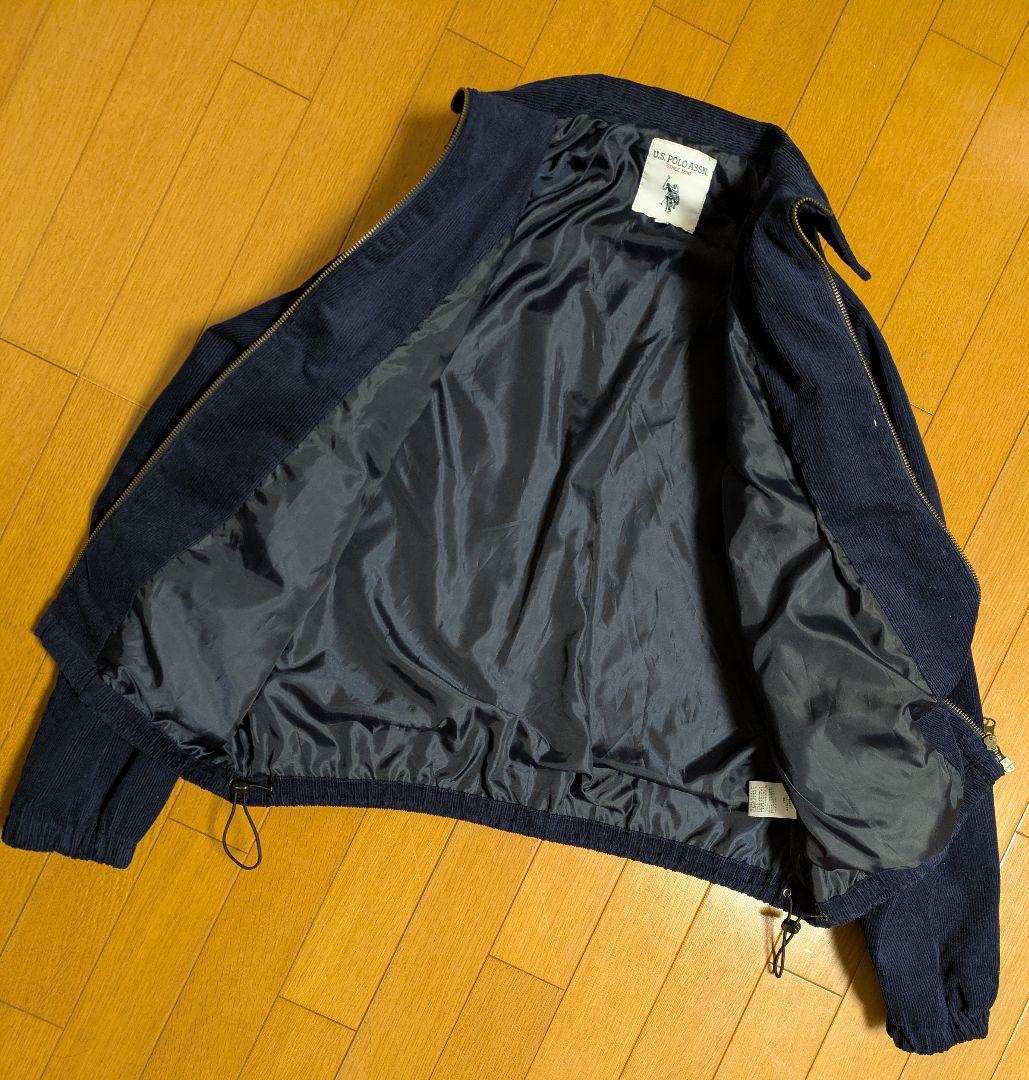 ズ*キ様 U.S. POLO ASSN　コーデュロイジャケット　ネイビー　M
