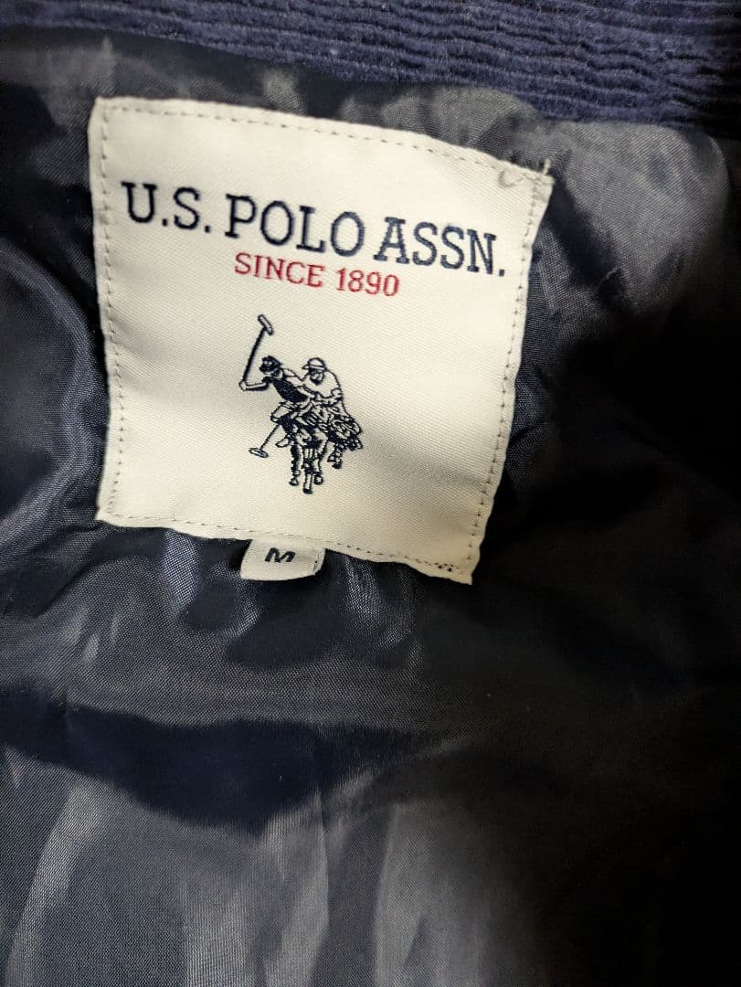 ズ*キ様 U.S. POLO ASSN　コーデュロイジャケット　ネイビー　M