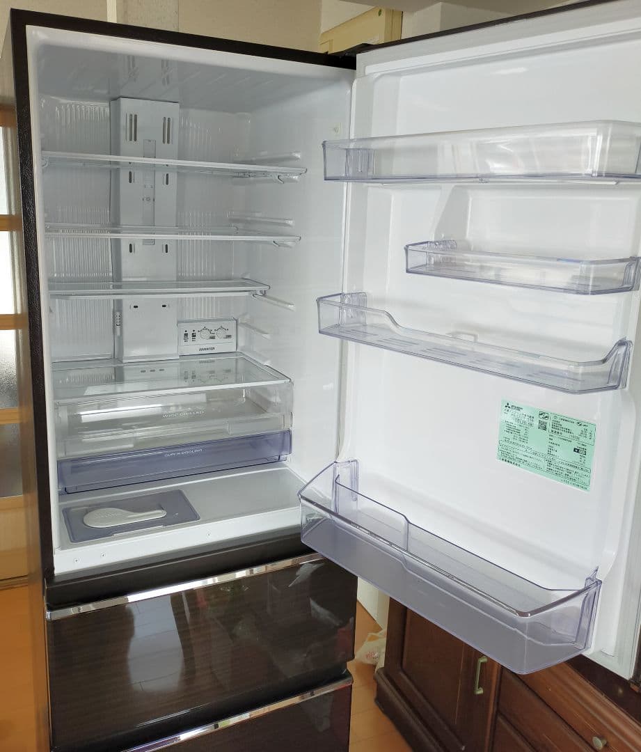 値引き中　設置料込み　三菱　冷蔵庫　365L MR-CX37F-BR