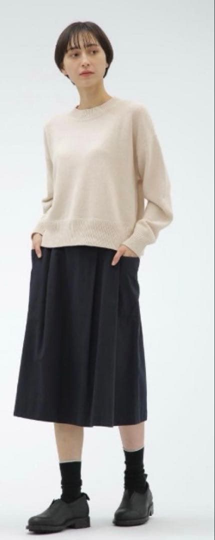 MHL. スカートDARK NAVYとカーキの2枚セット