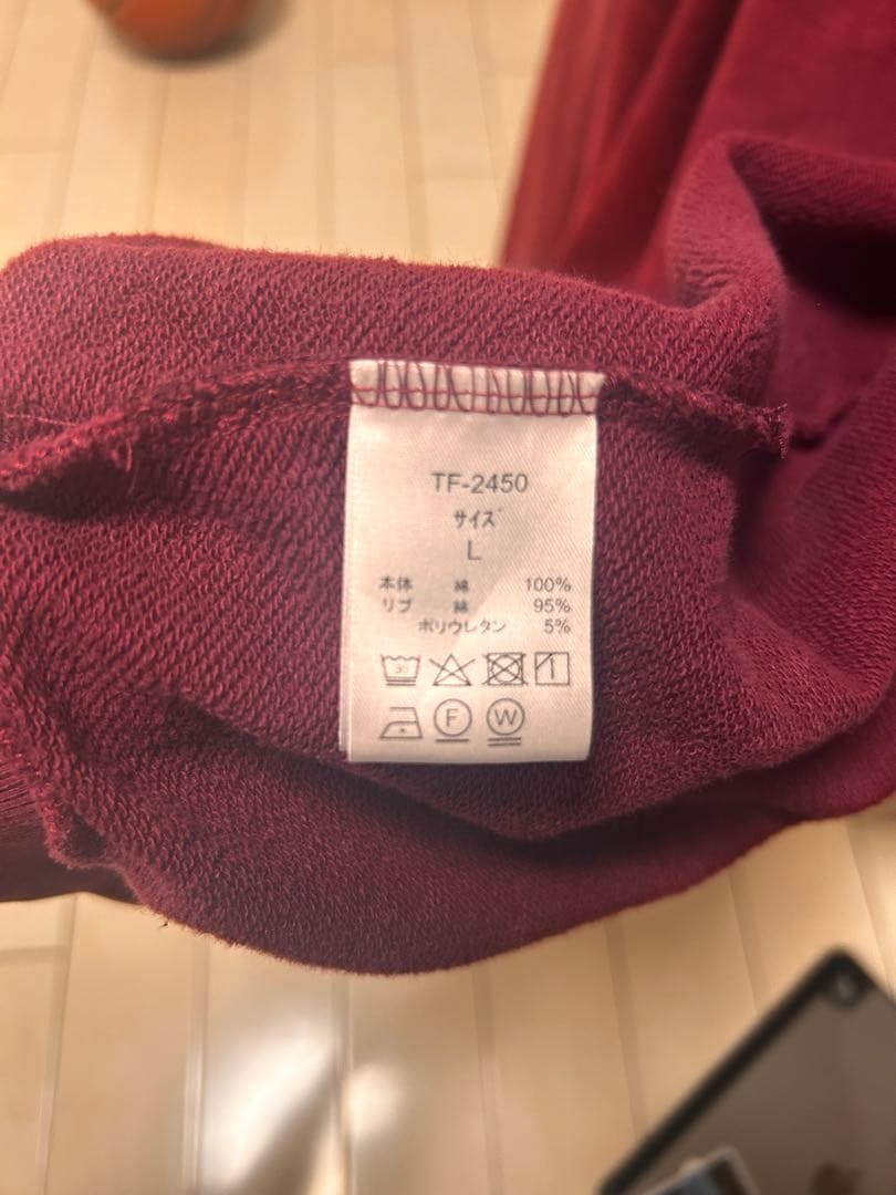 Thatslife ジップパーカー　 Lサイズ　レッド