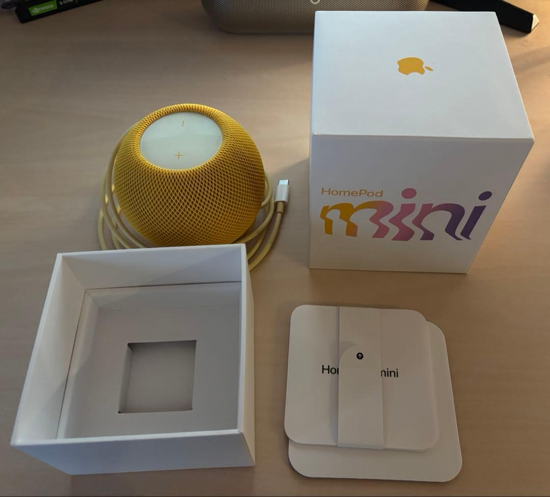 Apple Pod mini イエロー【電源アダプタなし】