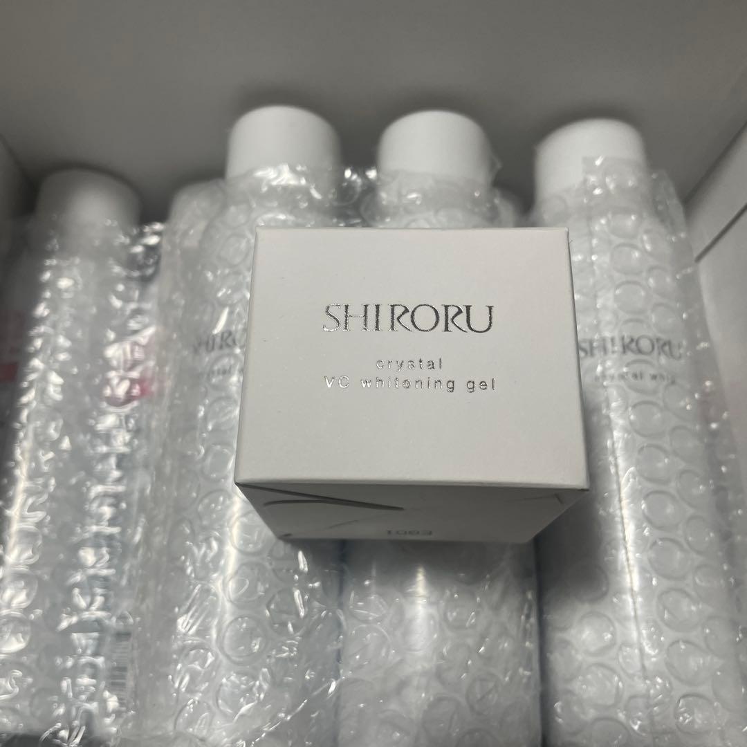 SHIRORU クリスタルVCホワイトニングゲル とクリスタルホイップ8本セット