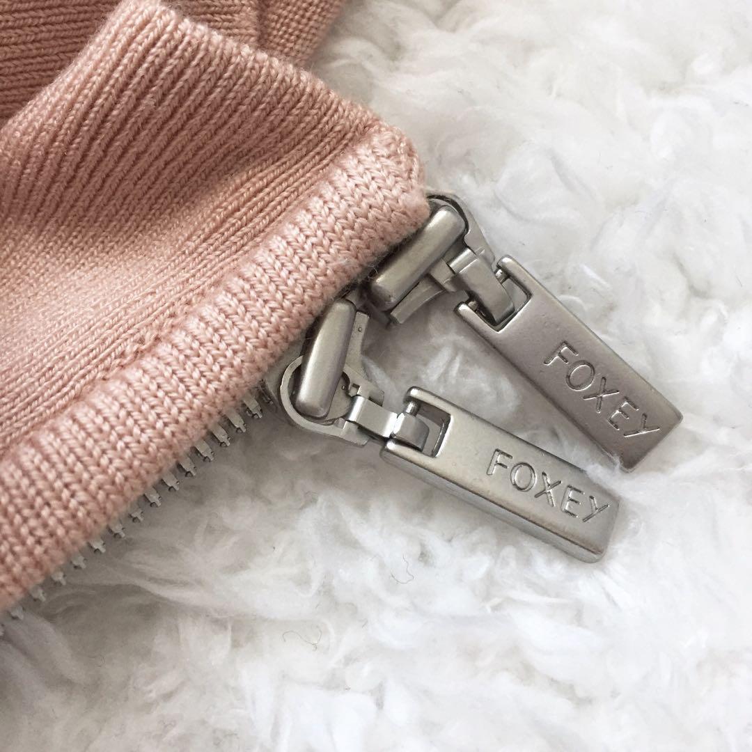 フォクシー　パーカー　ニット　ローズ