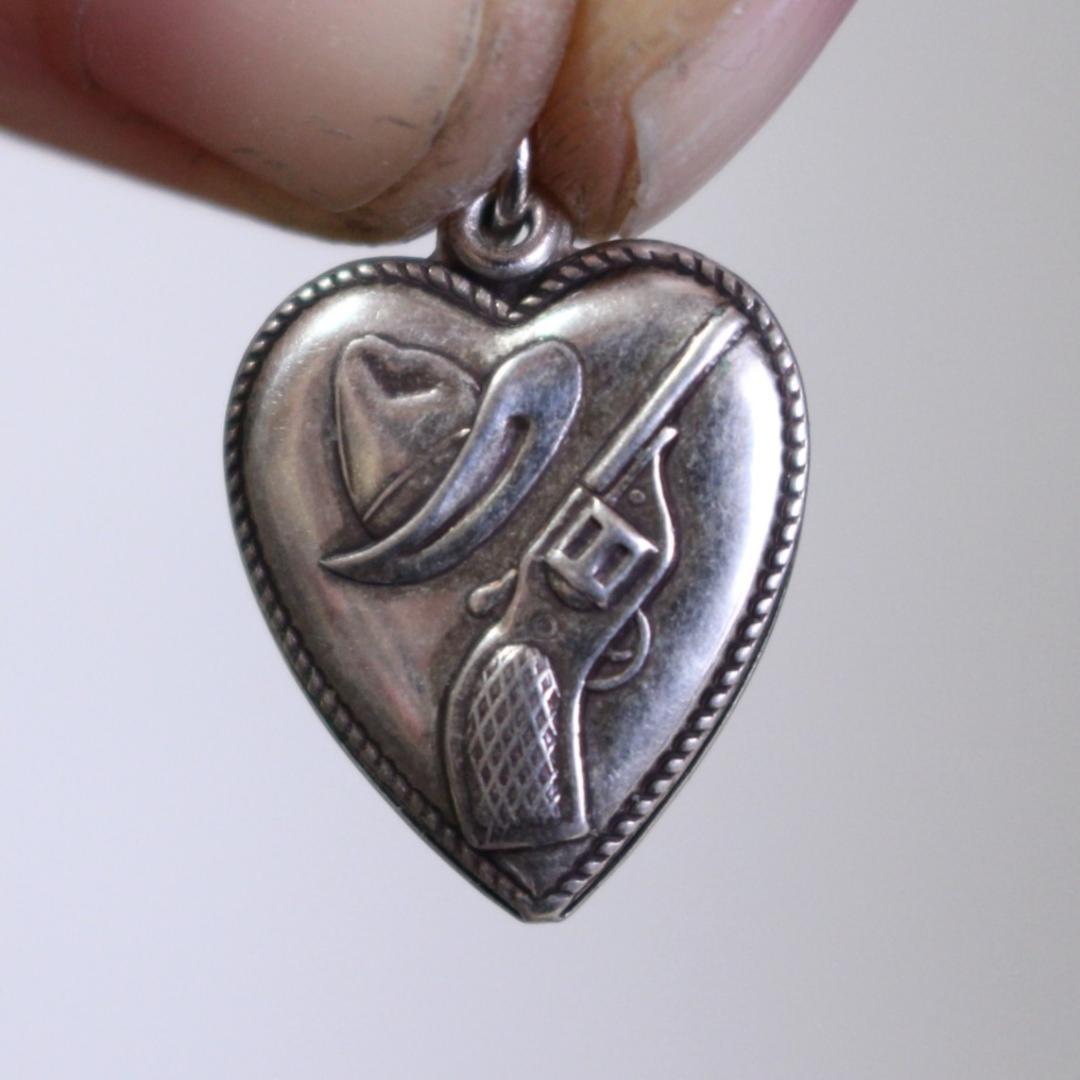 30s　スウィートハートジュエリー　WW2　カウボーイハット　拳銃　ウェスタン