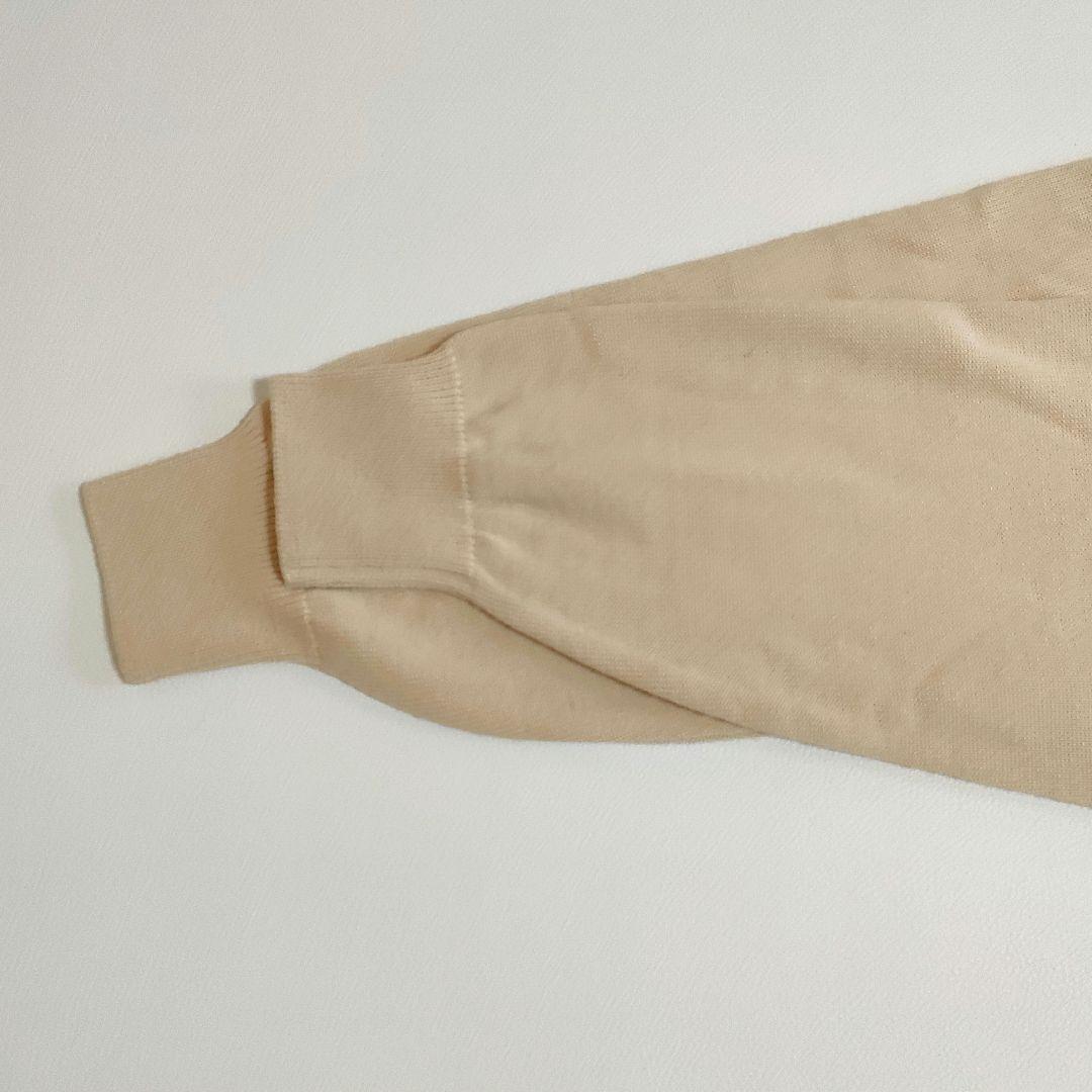 【美品】ピッコーネ　オーバーサイズタートルニット　ジャガード　刺繍　ポケット