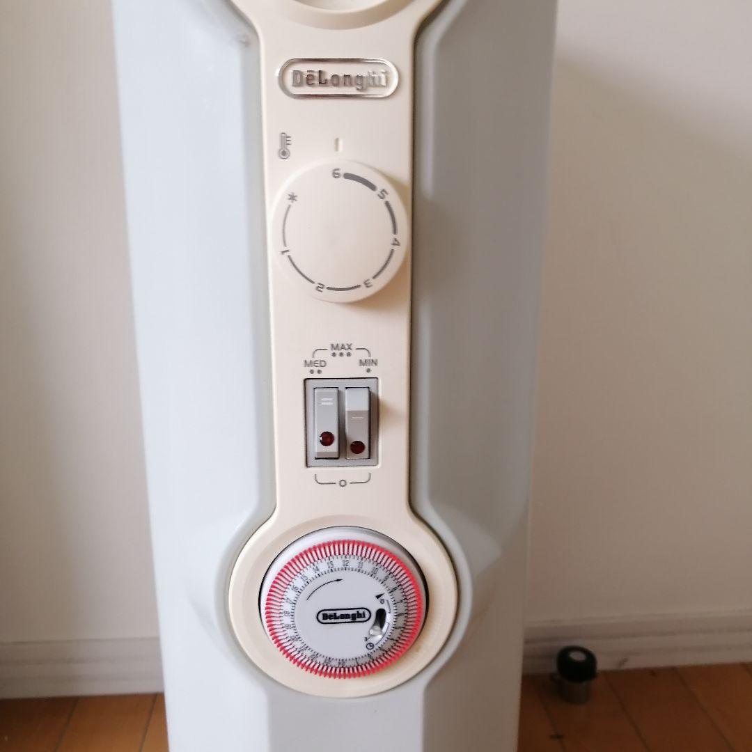 DeLonghi オイルヒーター JR0812-CR ホワイト クリーム