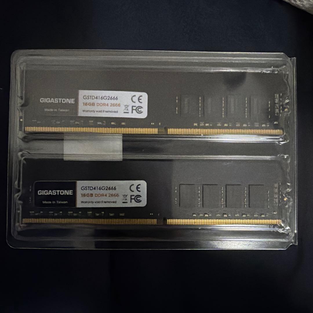 GIGASTONE 16GB×2 DDR4 2666MHz メモリ