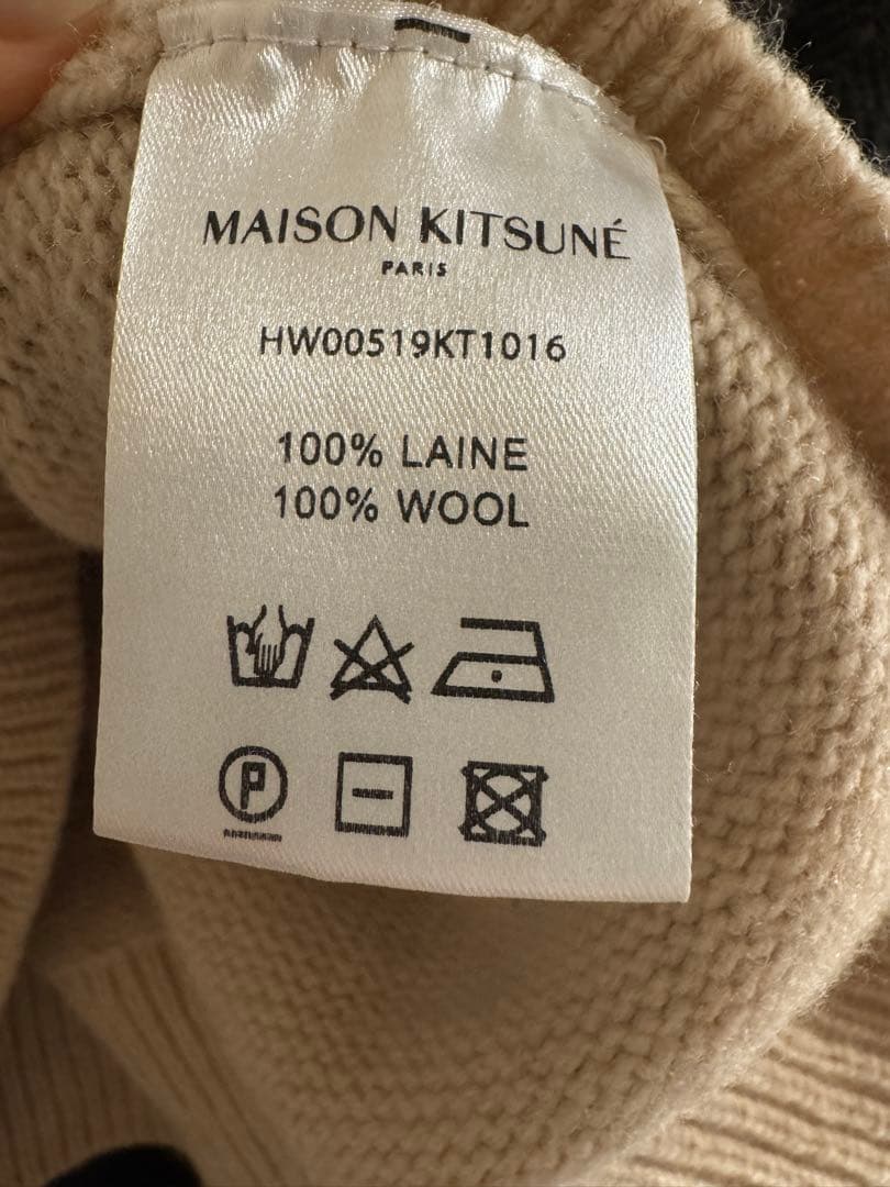 Maison Kitsune ビッグフォックスヘッドニット XS