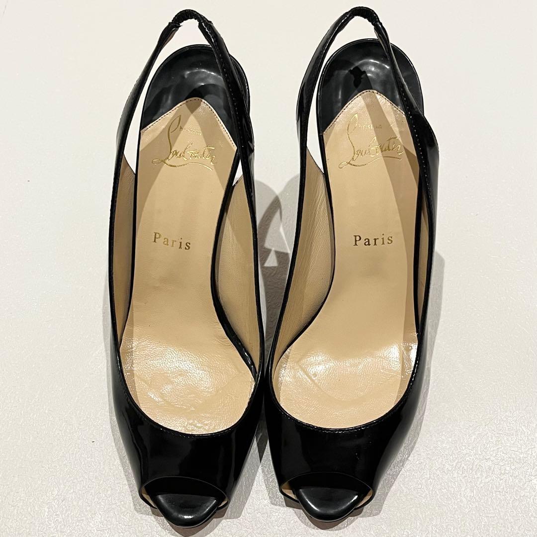 Christian Louboutin ルブタン パンプス オープン 38.5