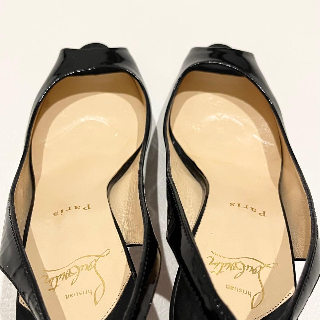Christian Louboutin ルブタン パンプス オープン 38.5