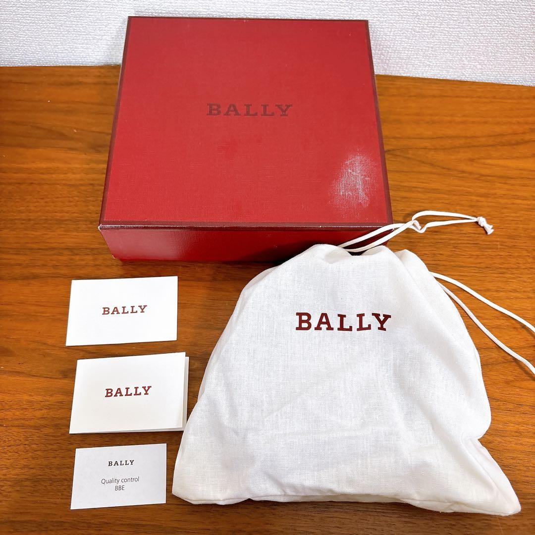 未使用級 BALLY バリー リバーシブル ベルト レザー キャンバス ブラック