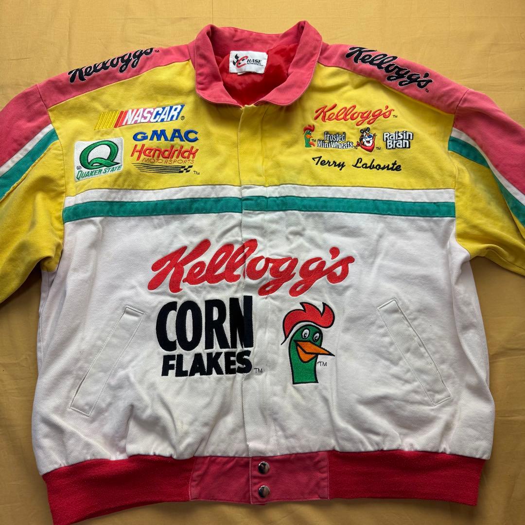 CHASE AUTHENTICS NASCAR ケロッグ レーシングジャケットL
