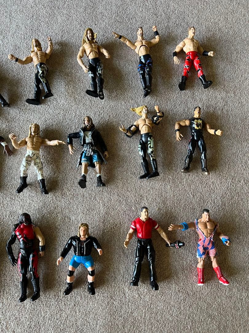 【フィギュアまとめ売り】wwe wwf プロレスフィギュア　24体