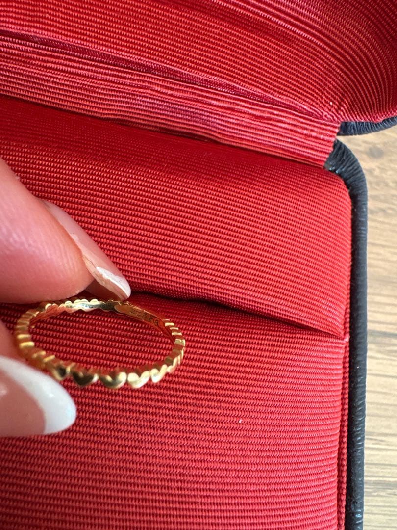 アーカーk18ハートリング　ピンキー３号