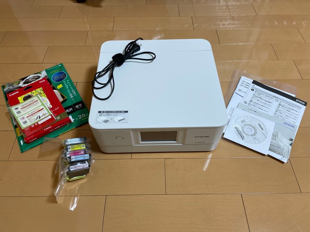 ガ*ー様 【美品】EPSON EP-886AW｜2024年購入｜純正インク・用紙