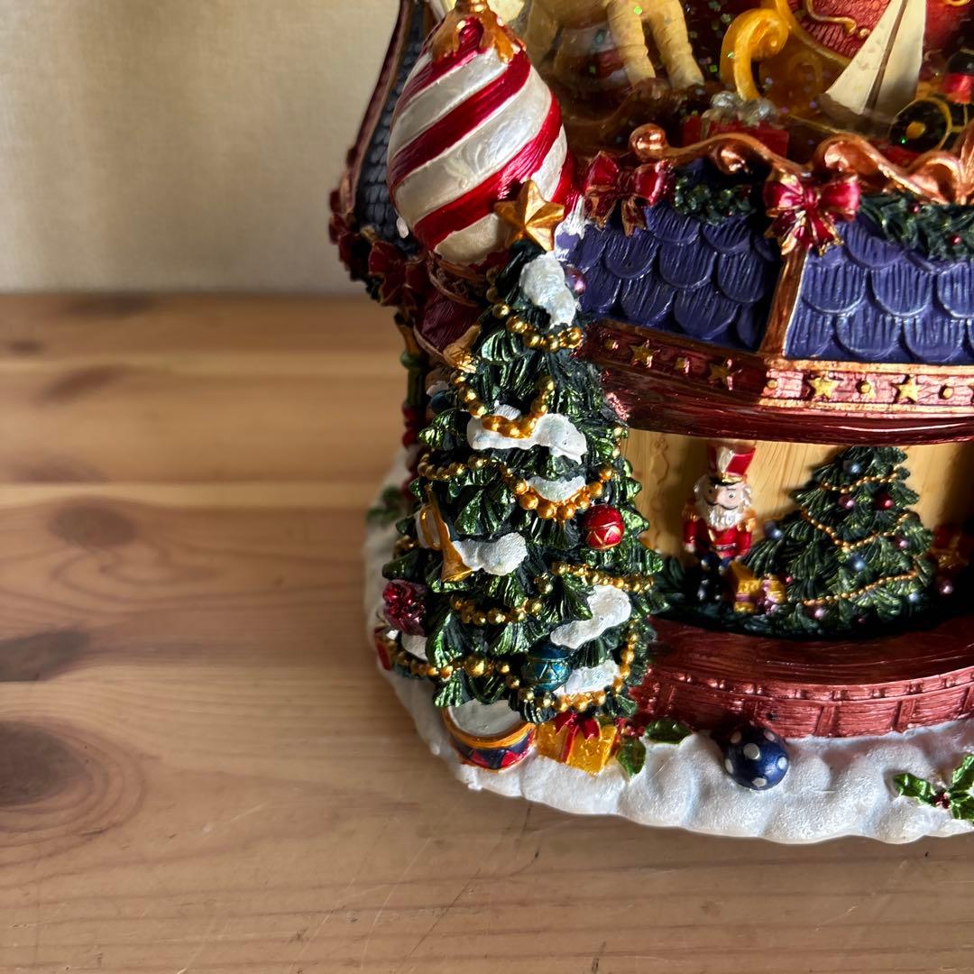 クリスマス スノードーム オルゴール付き　KIRKLAND