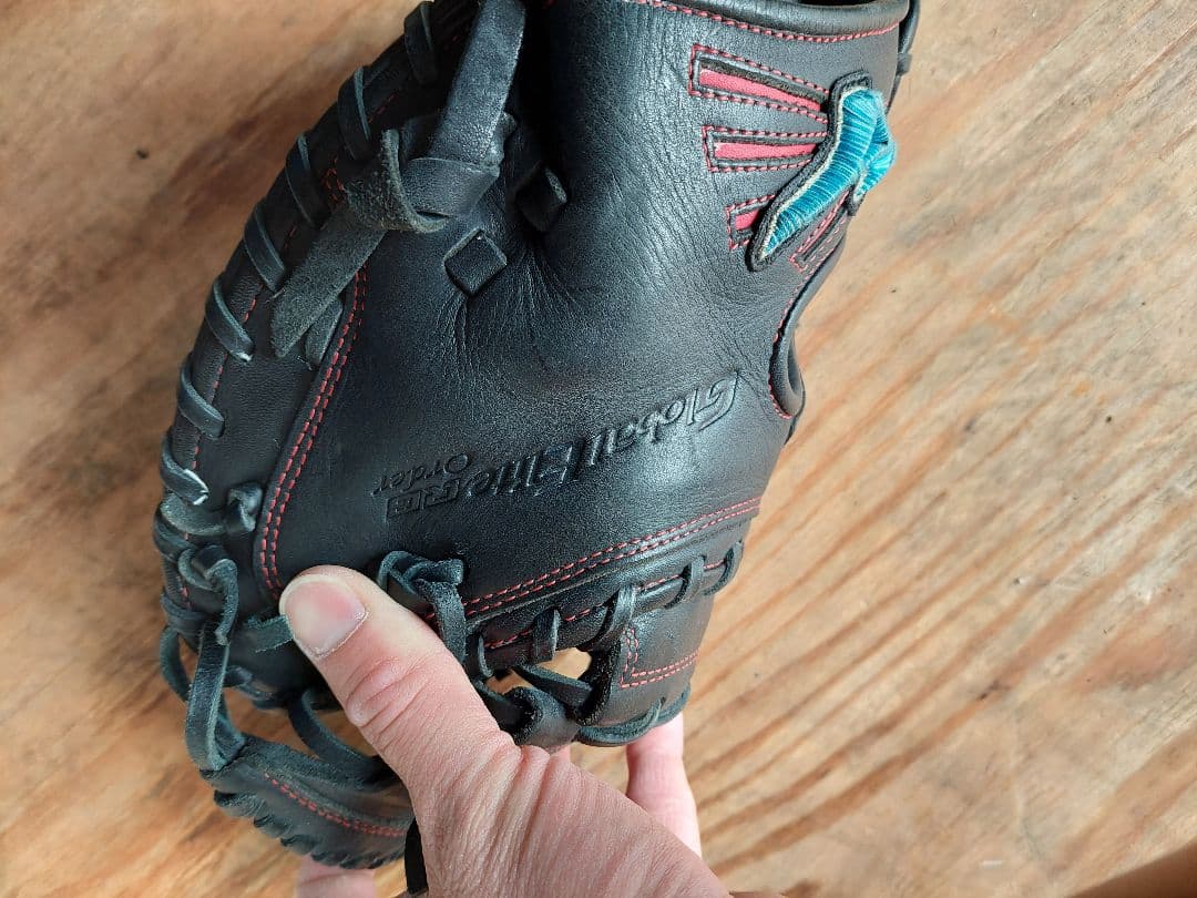 ミズノ　軟式学童用キャッチーミット ダイバシティブルーオーダー品