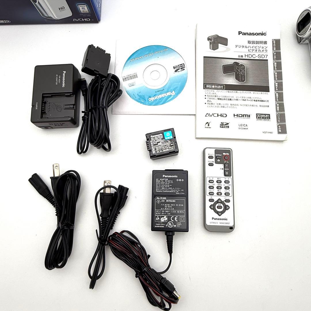 Panasonic HDC-SD7 フルハイビジョンビデオカメラ パナソニック