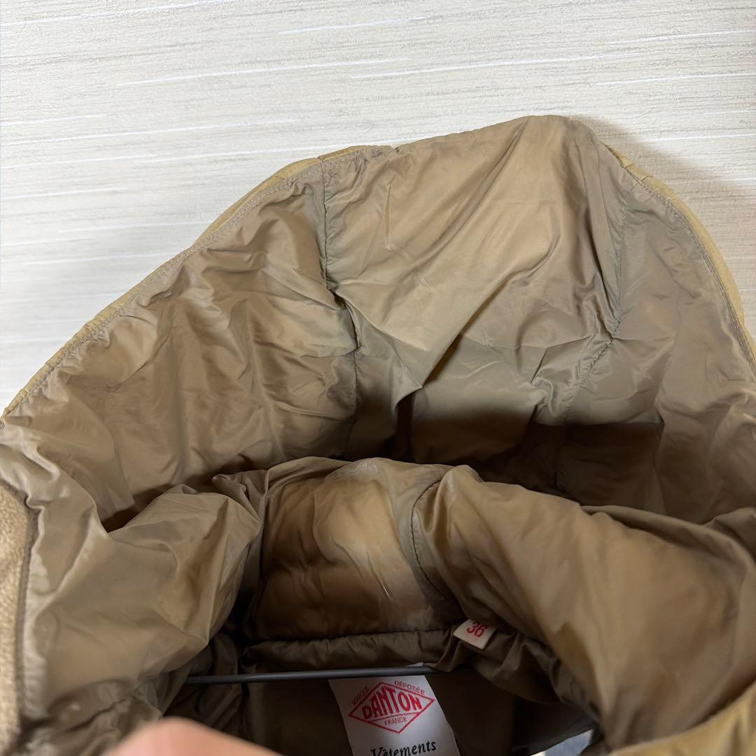 ダントン ミドルダウン フードジャケット　美品