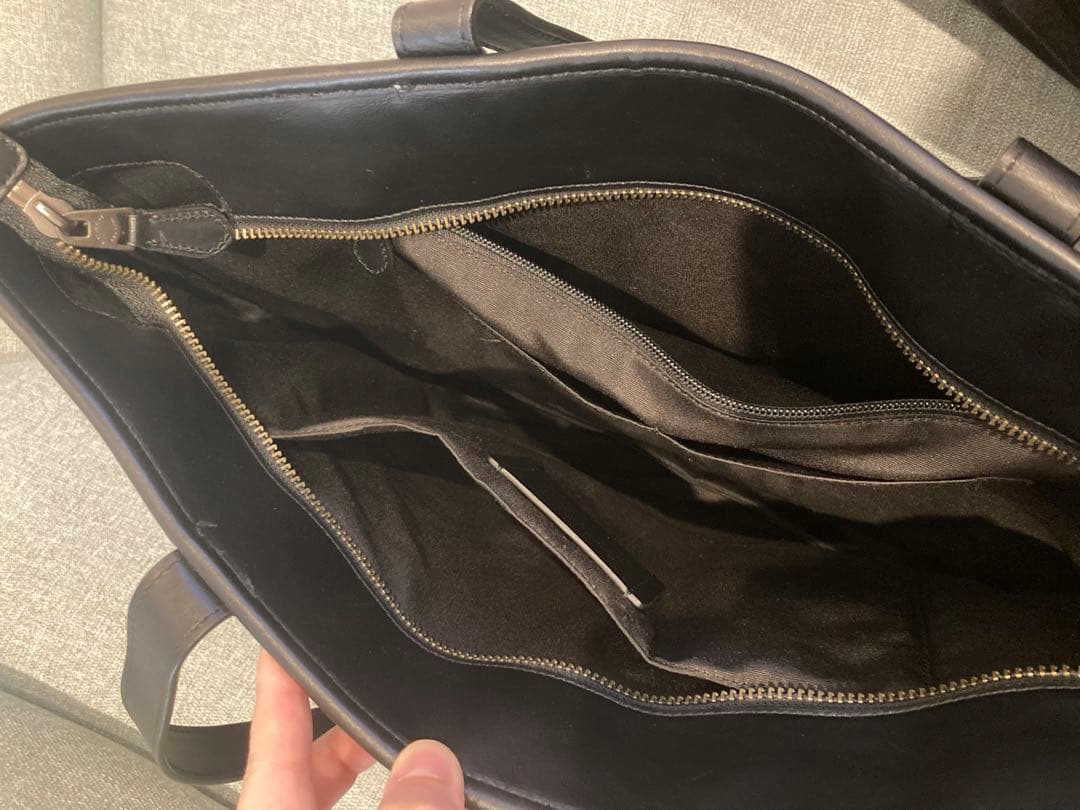 COACH　車柄　トートバッグ 黒